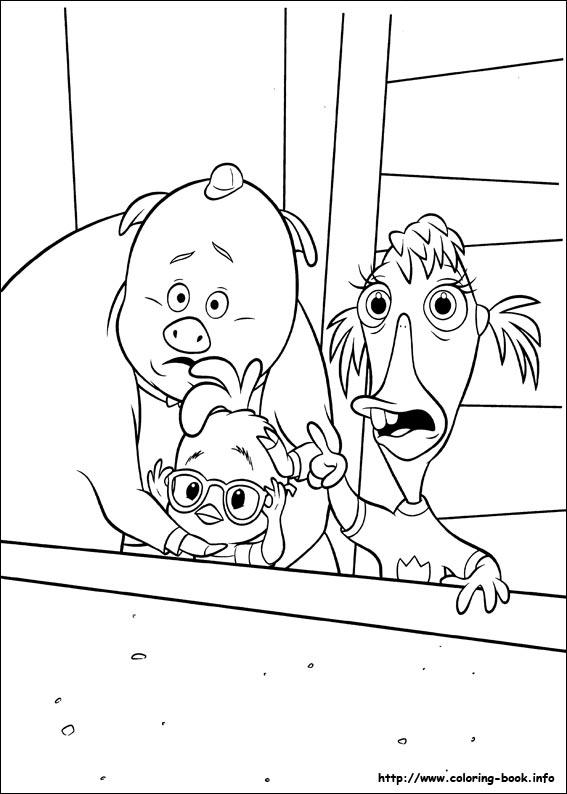 Chicken Little coloring picture